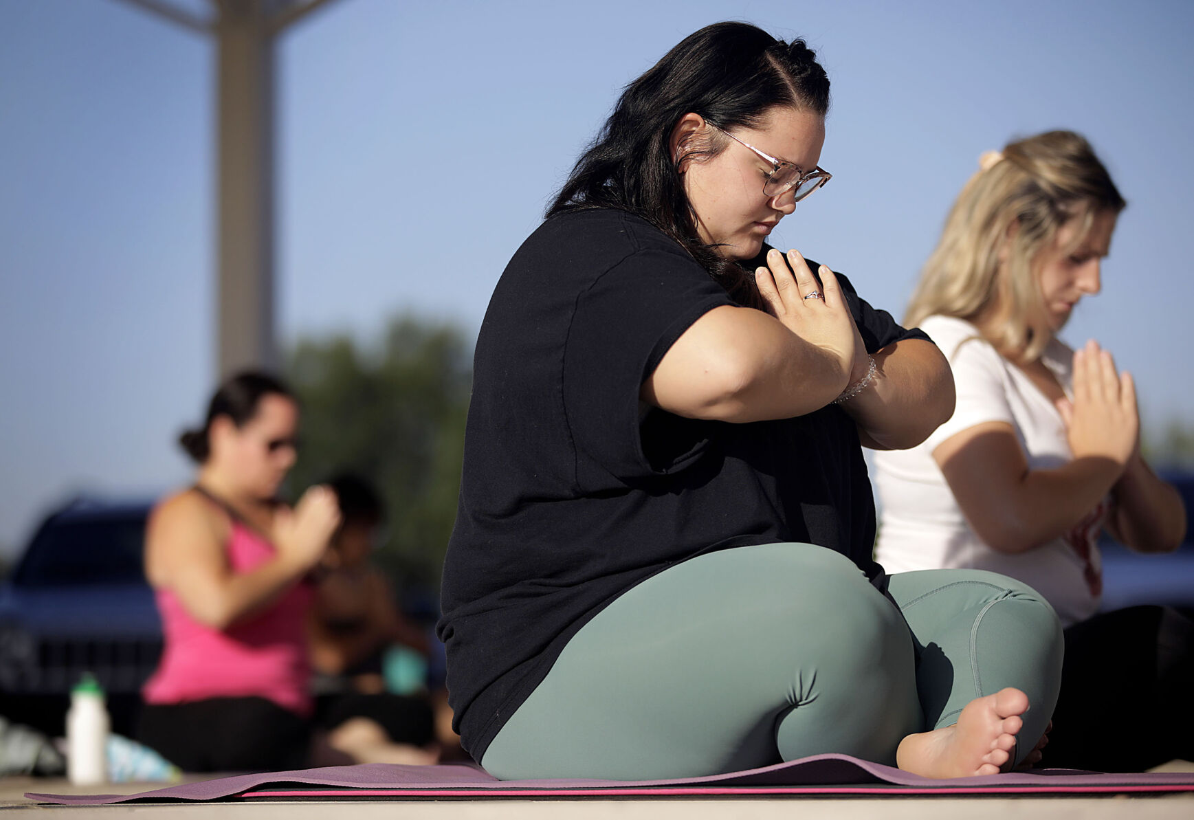 Yoga in the park